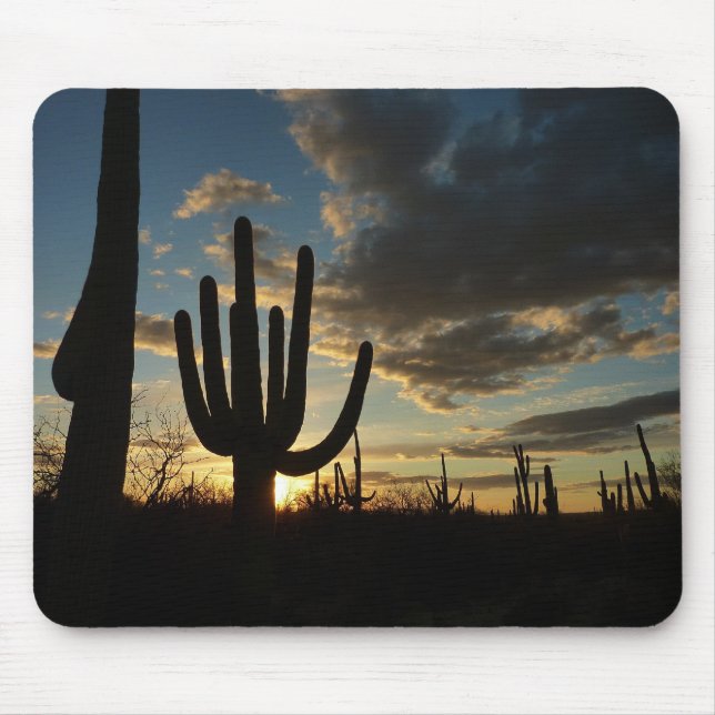 Tapis De Souris Saguaro Sunset II Arizona (Devant)