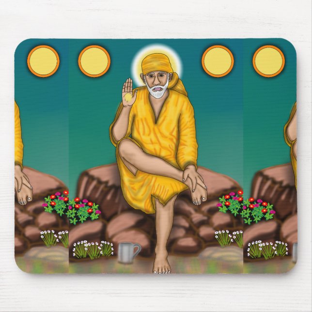 Tapis De Souris Sai Baba Souris (Devant)