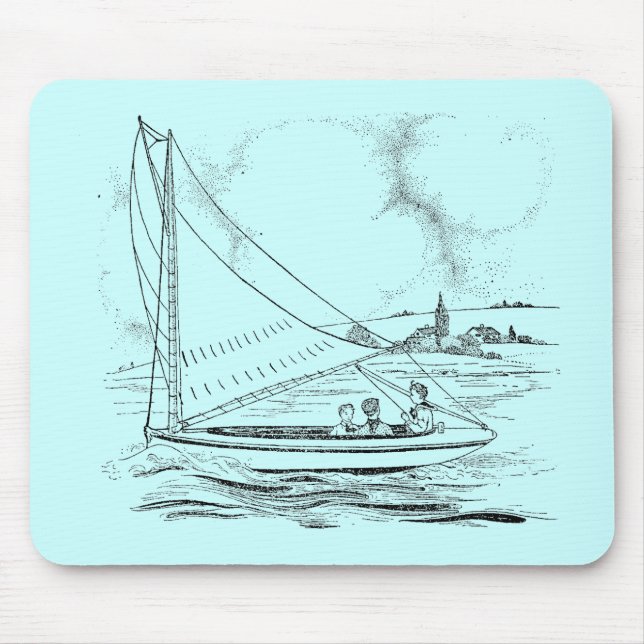 Tapis De Souris Sailboat (Devant)