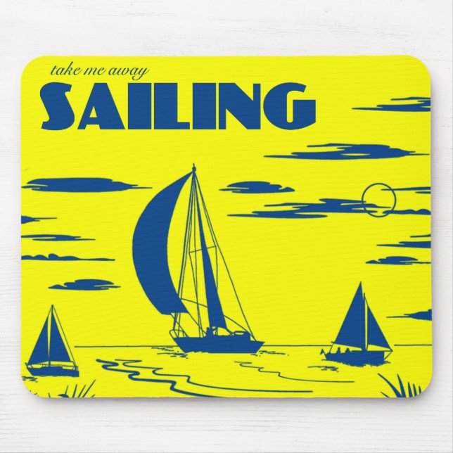 Tapis De Souris "sailing" Graphic art Mousepad (Devant)