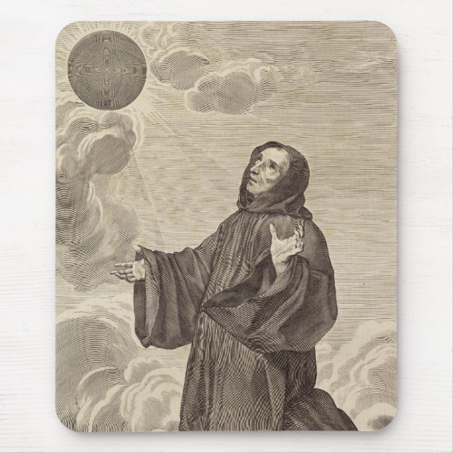 Tapis De Souris Saint Benoît de Nursie Père du monachisme (Devant)