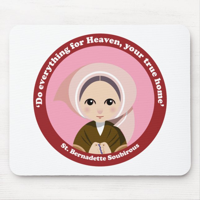 Tapis De Souris Saint Bernadette Soubirous (Devant)