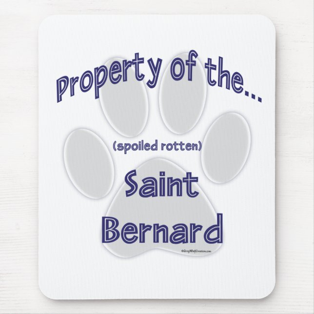 Tapis De Souris Saint Bernard (Devant)
