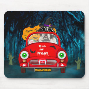 Tapis De Souris Saint Bernard Chien voiture voiture effrayant Hall