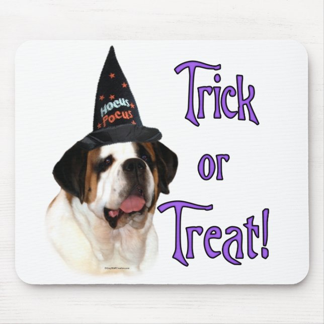 Tapis De Souris Saint Bernard Trick (Devant)