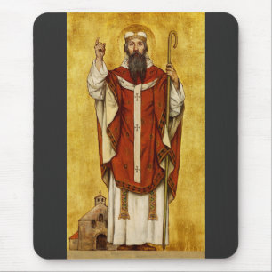 Tapis De Souris Saint Boniface de Mayence - Patron des éducateurs