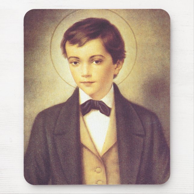 Tapis De Souris Saint Dominic Savio étudiant de John Bosco (Devant)