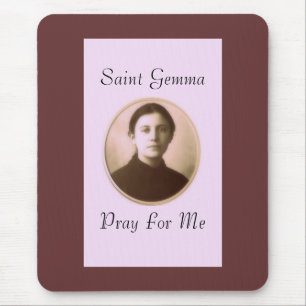 TAPIS DE SOURIS SAINT GEMMA PRIE POUR MOI