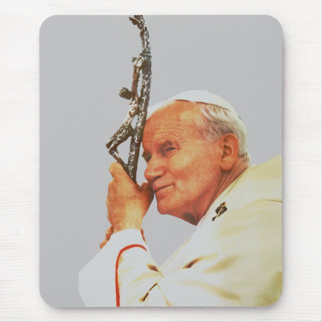 Tapis De Souris Saint Jean Paul II Le Grand Communicateur Beaux-Ar (Devant)