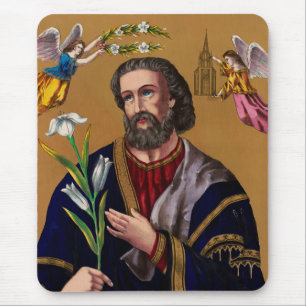 Tapis De Souris Saint Joseph gardien de la Sainte Famille