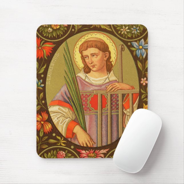 Tapis De Souris Saint-Laurent de Rome (PM 04) (Avec souris)