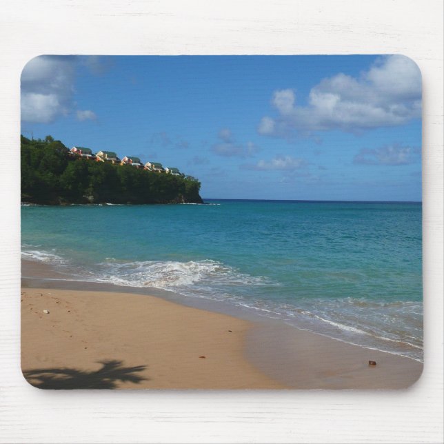 Tapis De Souris Saint Lucia Beach Paysage tropical (Devant)