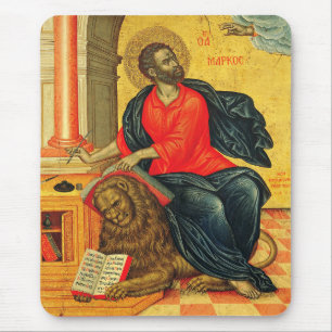 Tapis De Souris Saint Marc l'icône évangélique orthodoxe