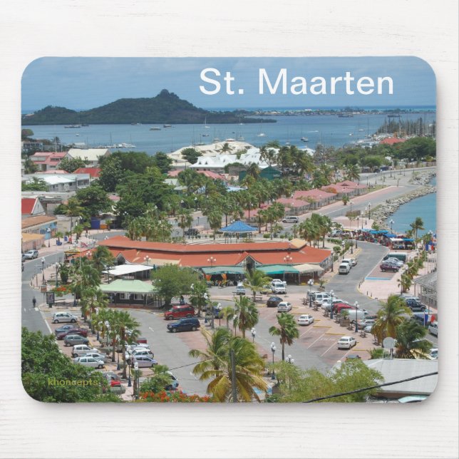 Tapis De Souris Saint-Martin - Baie Marigot (Devant)