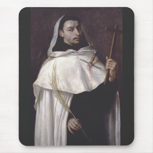 Tapis De Souris Saint martyr Ange de Jérusalem (Devant)