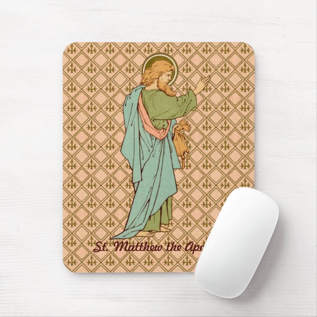 Tapis De Souris Saint Matthieu l'Apôtre (RLS 10) (Style 2) (Avec souris)