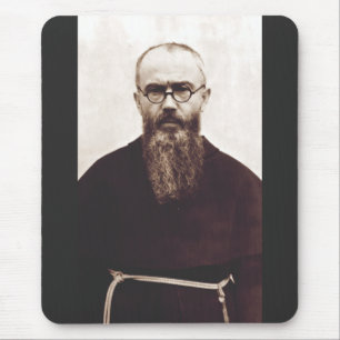 Tapis De Souris Saint Maximilien Kolbe prêtre catholique polonais