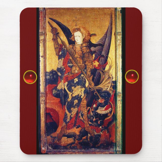 Tapis De Souris Saint Michael Vanquishing the Devil, (Devant)