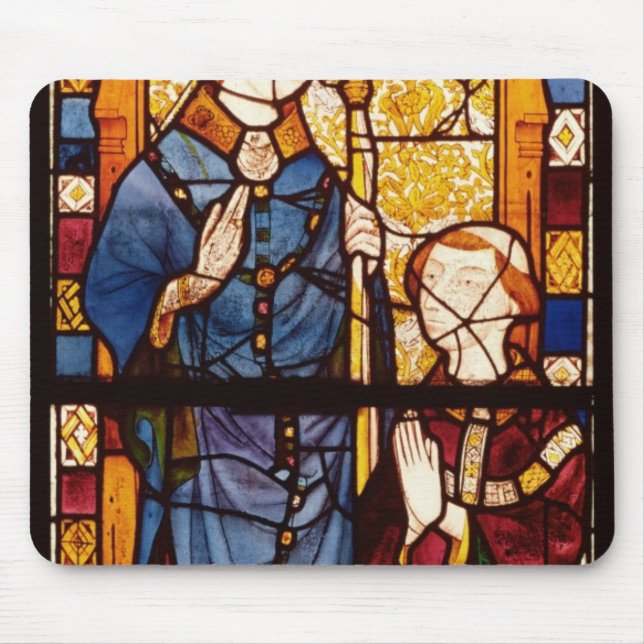 Tapis De Souris Saint-Nicolas avec un donateur (Devant)