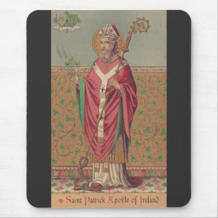Tapis De Souris Saint Patrick d'Irlande Art celtique sacré