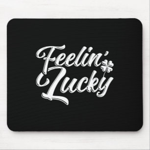 Tapis De Souris Saint Patrick Vintage Joli Trèfle Chanceux