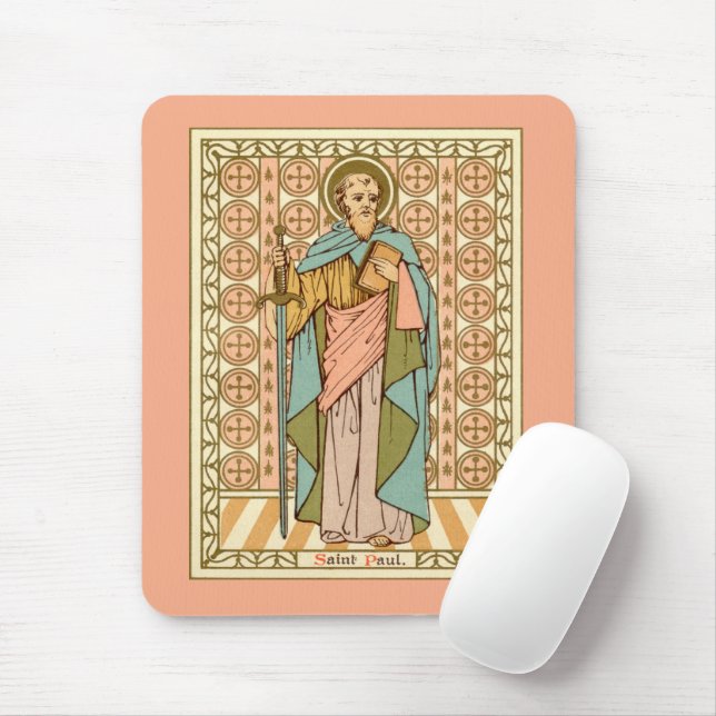 Tapis De Souris Saint Paul l'Apôtre (RLS 13) (Style 1) (Avec souris)