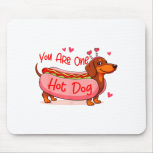 Tapis De Souris Saint-Valentin Amoureux de Teckel Maman Wiener Vou