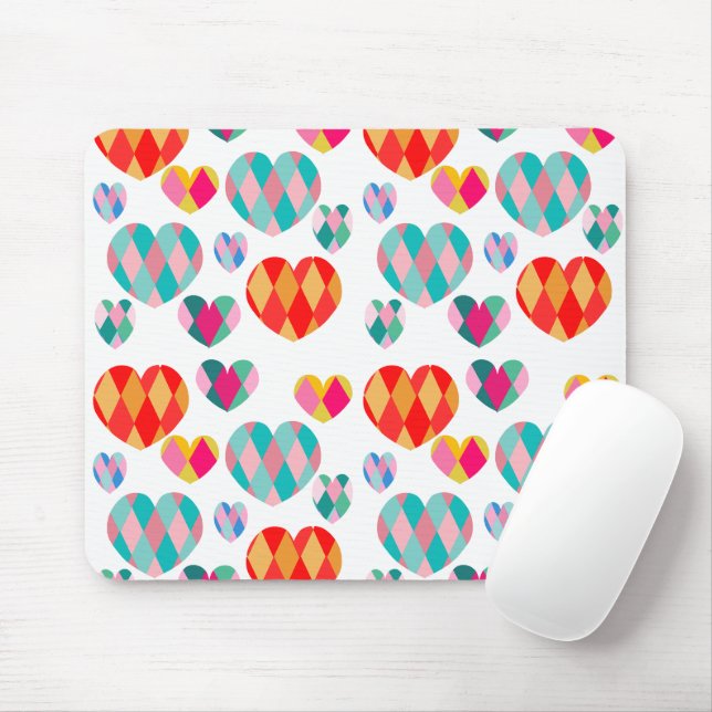 Tapis De Souris Saint Valentin Art déco (Avec souris)