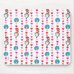 Tapis De Souris Saint-Valentin de Dr. Seuss   Motif de cœur du Cha