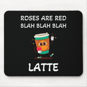 Tapis De Souris Saint Valentin drôle pour les célibataires Roses s