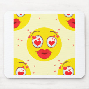 Tapis De Souris Saint Valentin Emoji