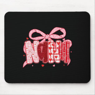 Tapis De Souris Saint-Valentin Nana Coquette Rose Bow Floral Maman