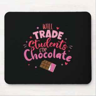 Tapis De Souris Saint-Valentin Professeur Drôle Échangera Élèves C