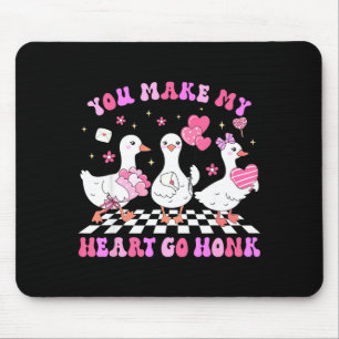 Tapis De Souris Saint-Valentin Tu Fais Klaxonner Mon Cœur Idiot Oi