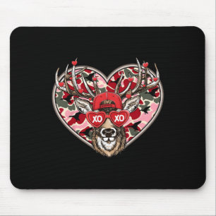 Tapis De Souris Saint-Valentin Xoxo Cerf Drôle Chasse Buck Hommes
