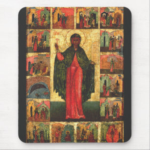 Tapis De Souris Sainte Anastasia la Délivrance Art Byzantin
