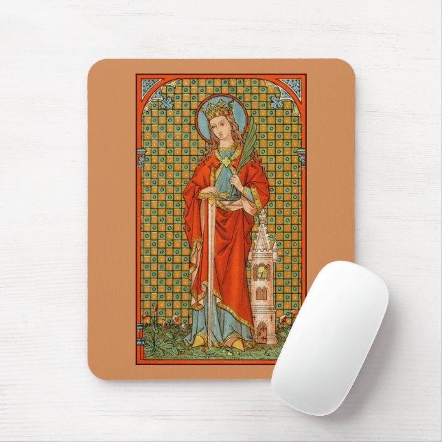 Tapis De Souris Sainte-Barbe  (JP 01) (Avec souris)