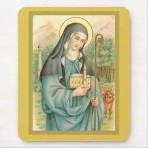 Tapis De Souris Sainte Brigitte d'Irlande (M 014)