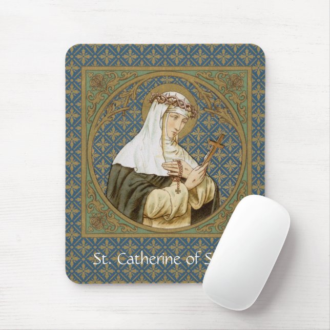Tapis De Souris Sainte-Catherine de Sienne (BK 19) (Avec souris)