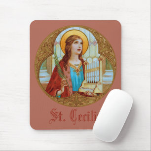 Tapis De Souris Sainte Cécile de Rome (BK 003) Vertical