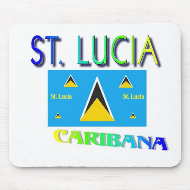 Tapis De Souris Sainte-Lucie (Devant)