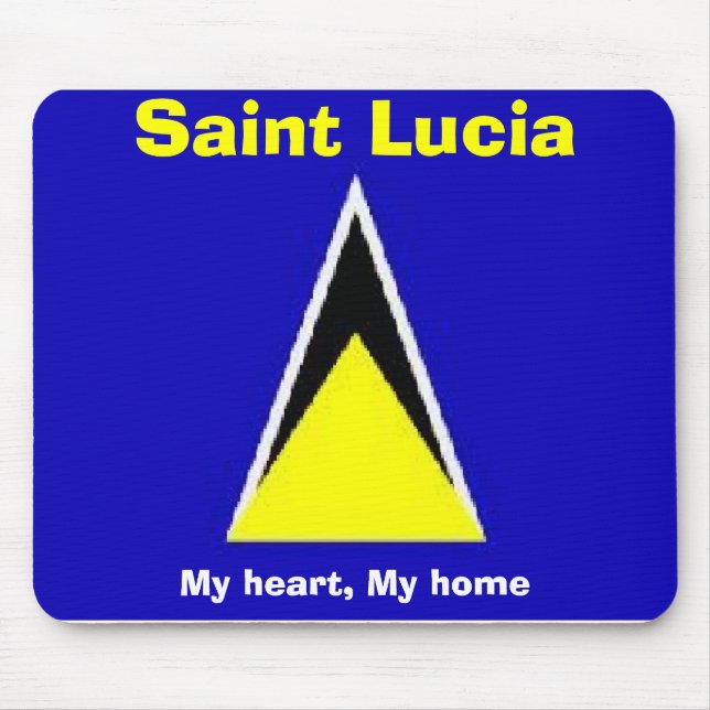 Tapis De Souris Sainte-Lucie (Devant)