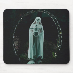 Tapis De Souris Sainte Mère Marie et Bébé Jésus Chrétien
