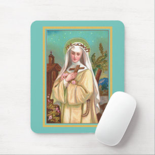 Tapis De Souris Sainte Rose de Lima la nuit (M 024)