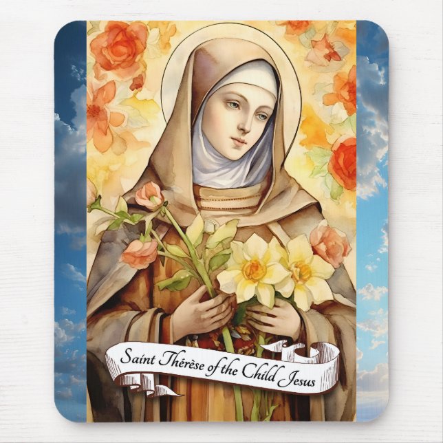 Tapis De Souris Sainte Thérèse de l'Enfant Jésus (Devant)