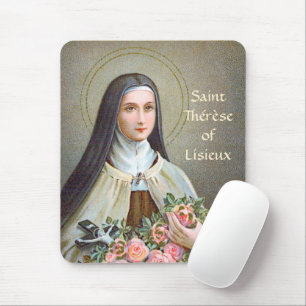 Tapis De Souris Sainte Thérèse de Lisieux la Petite Fleur (BJE 01)