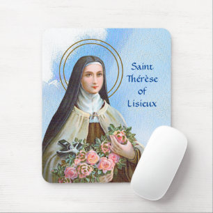Tapis De Souris Sainte Thérèse de Lisieux la Petite Fleur (BJE 01)