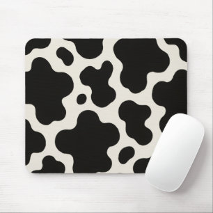 Tapis De Souris Saison de rodéo Charme Occidental Imprimé Vache Cl