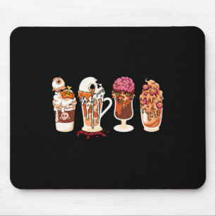Tapis De Souris Saison éffrayante Coffee Horror Film Et Café