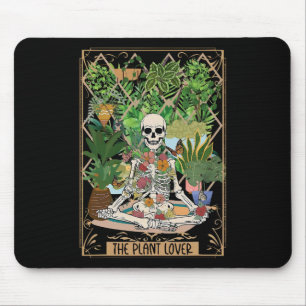Tapis De Souris Saison Éffrayante du squelette de la carte Lover P